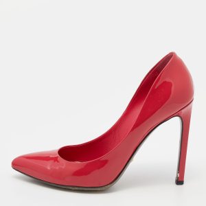 Gucci Pink Patent Leather Pointed Toe Pumps Size 38.5, Pumps - Luxury Closet catalog