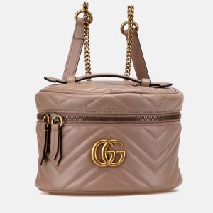 GG Marmont Round Matelasse Leather Backpack, Backpacks - Luxury Closet catalog