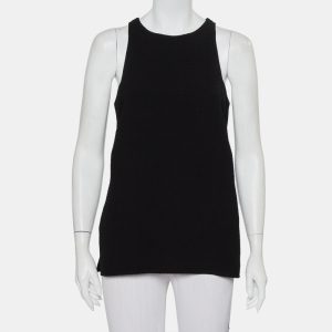 Helmut Lang Black Textured Synthetic Raze Tank Top M, Shirts & Tops - Luxury Closet catalog