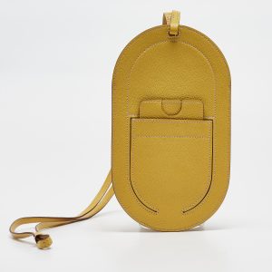 Hermes Lime Chevre Mysore Leather In-the-Loop Phone To Go GM Case, Mobile Phone Cases - Luxury Closet catalog