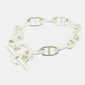 Hermes Chaine D'Ancre Gm Silver 925 No Stone Charm Bracelet Silver, Jewelry - Luxury Closet catalog