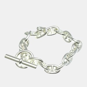 Hermes Silver Chaine D'ancre Chain Bracelet, Bracelets - Luxury Closet catalog