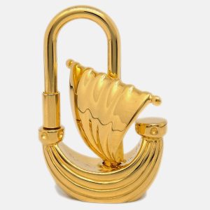 Hermes L'Air de Paris Yacht Gold Cadena Lock Bag Charm, Luggage Accessories - Luxury Closet catalog