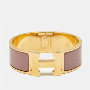 Hermes Clic Clac H Enamel Gold Plated Bracelet, Jewelry - Luxury Closet catalog