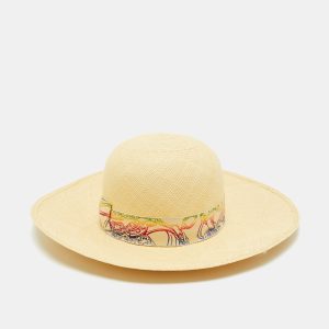 Hermes Cream Straw Brides De Gala Hat Size 56, Apparel & Accessories - Luxury Closet catalog