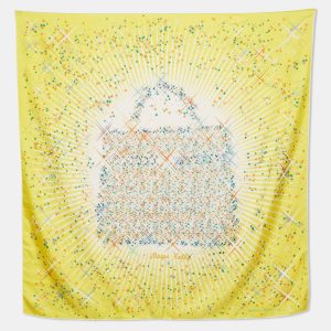 Herm&egrave;s Yellow Magic Kelly Silk Scarf, Scarves & Shawls - Luxury Closet catalog
