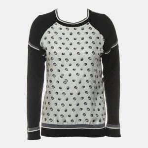 Hermes Black/White Silk, Cotton Cashmere Silk Sweater FR Women 34, Sweaters & Cardigans - Luxury Closet catalog