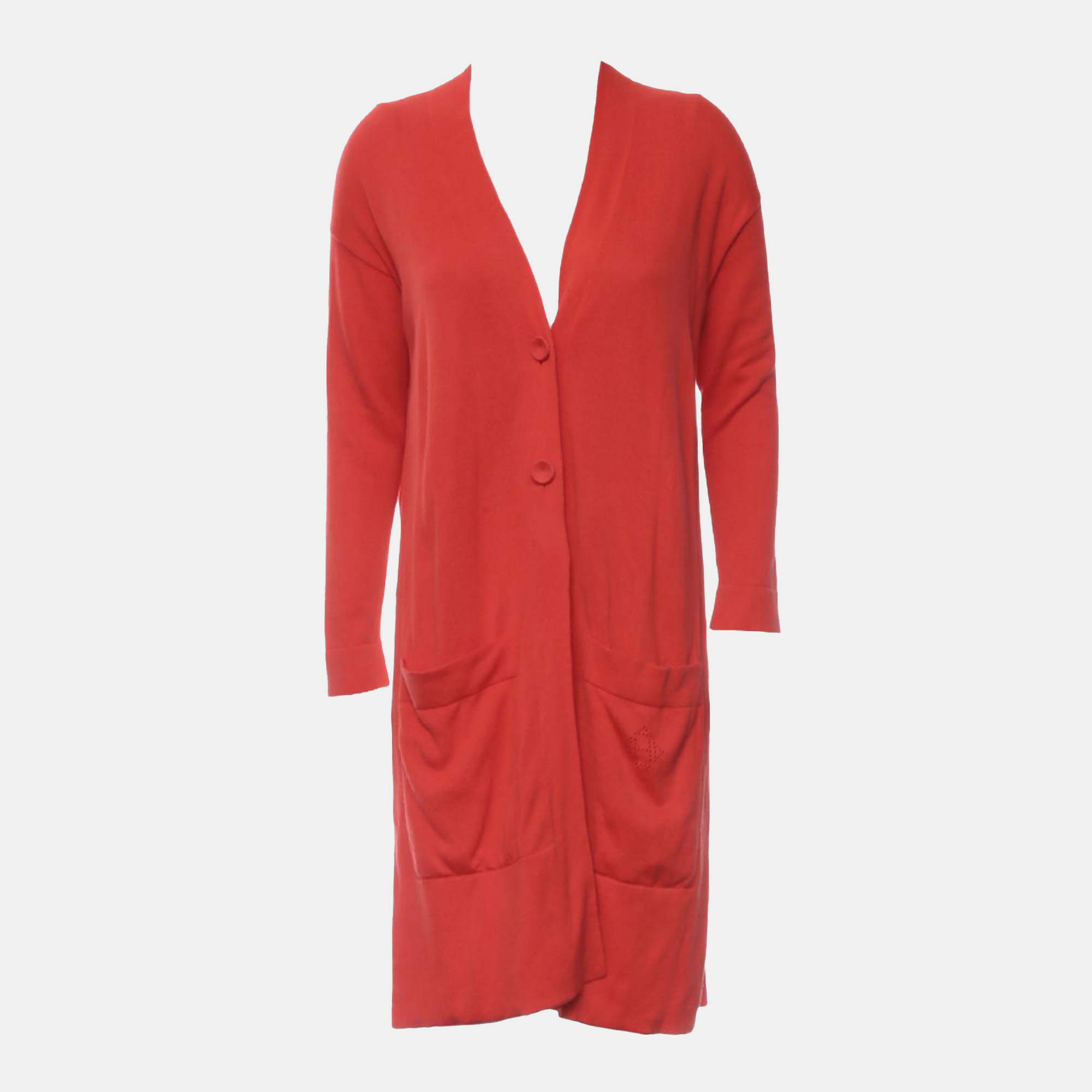 Hermes Orange Cotton Silk Buttoned Up Cardigan Dress FR Women 34, Dresses - Luxury Closet catalog