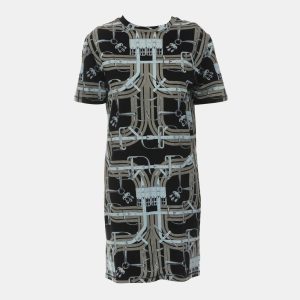 Hermes Grey Printed Dress, Dresses - Luxury Closet catalog
