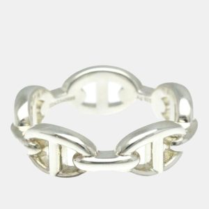 Hermes Silver Chaine d'ancre Ring EU 55, Rings - Luxury Closet catalog