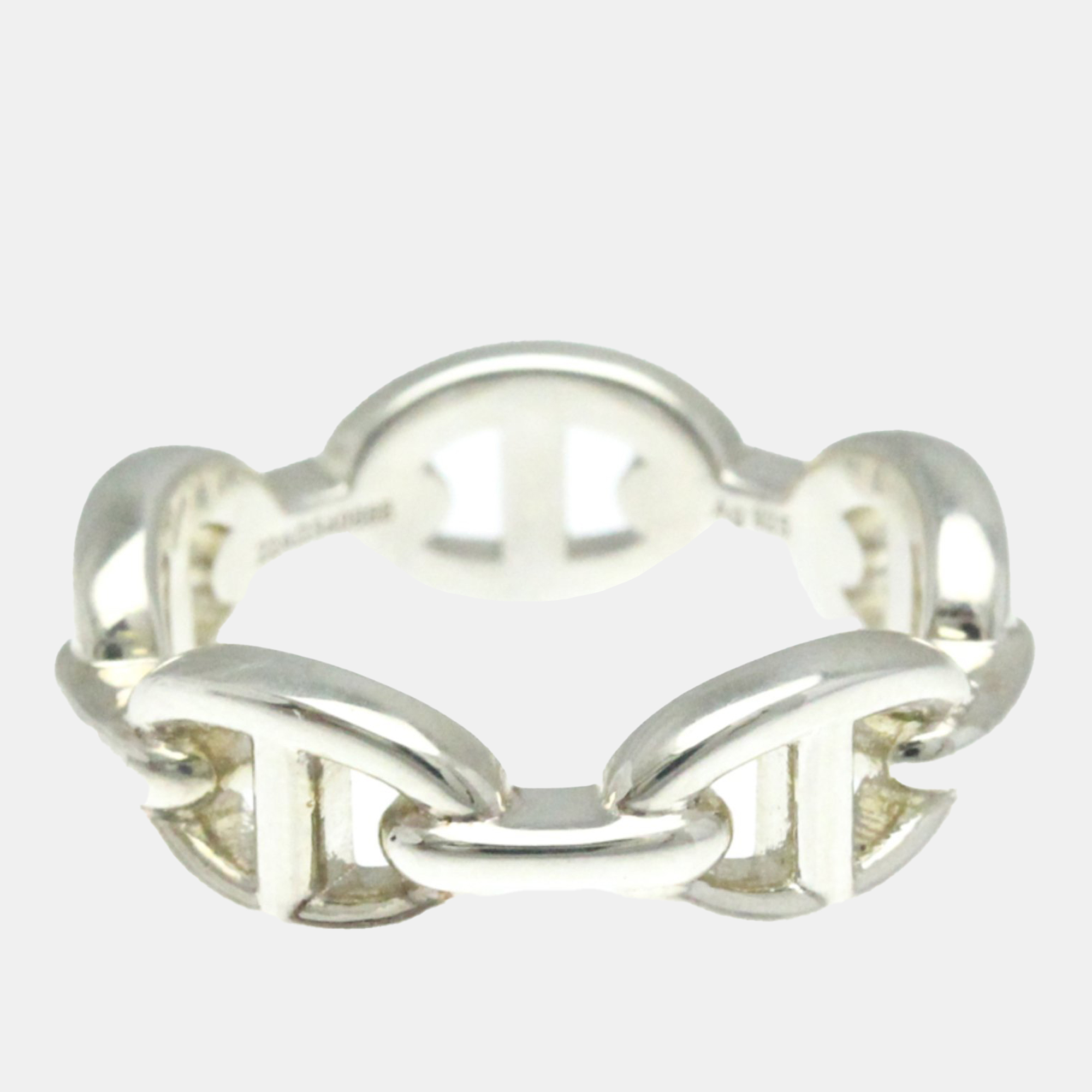 Hermes Silver Chaine d'ancre Ring EU 55, Rings - Luxury Closet catalog