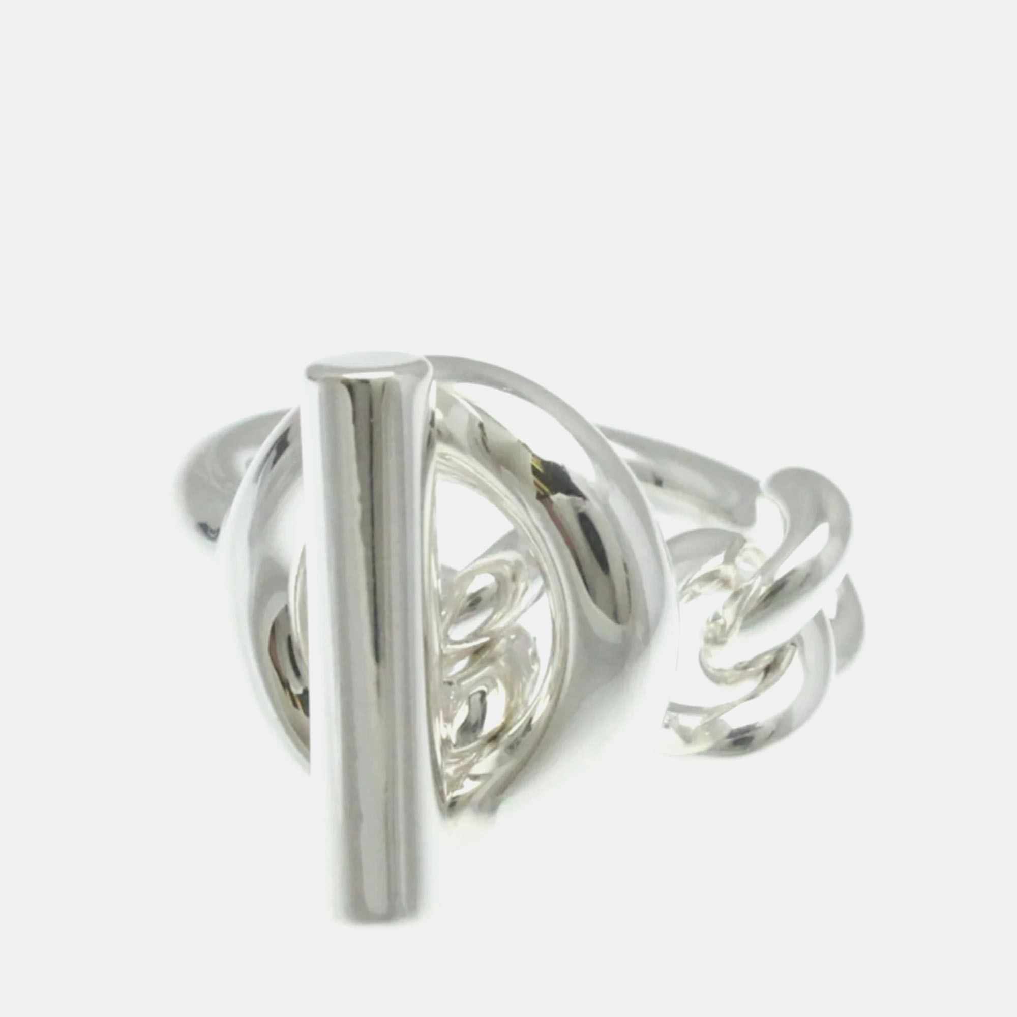 Hermes Croisette Ring Silver 925 Band Ring, Rings - Luxury Closet catalog