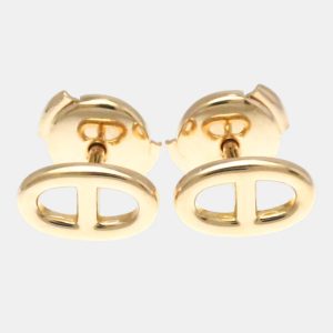 Hermes Chaine d’Ancre Farandole 18K Rose Gold Stud Earrings, Earrings - Luxury Closet catalog