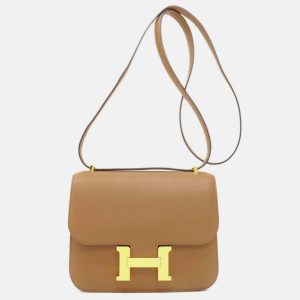 Hermes Brown Epsom Constance Bag, Shoulder Bags - Luxury Closet catalog