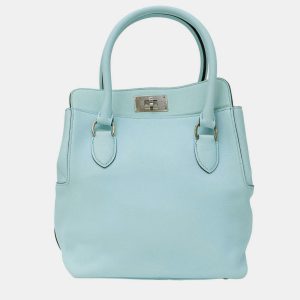 Hermes Bleu Atoll Toolbox 20 Bag, Satchels - Luxury Closet catalog