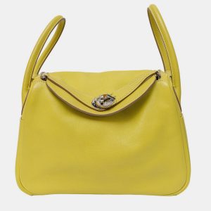 Hermes Lime Swift Leather Lindy 26 Bag, Tote Handbags - Luxury Closet catalog