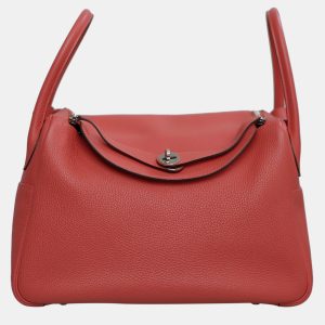Hermes Rose Jaipur Clemence Leather Lindy 34 Bag, Tote Handbags - Luxury Closet catalog