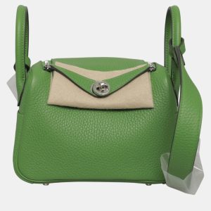 Hermes Green Leather Mini Lindy Bag, Tote Handbags - Luxury Closet catalog