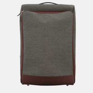 Hermes Grey/Brown Caleche Express Luggage, Handbags - Luxury Closet catalog