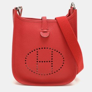 Hermes Rouganvillier Taurillon Clemence Leather Evelyne TPM Bag, Handbags - Luxury Closet catalog