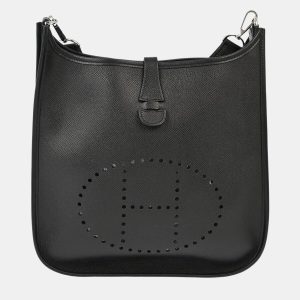 Hermes Black Epsom Evelyne 2 29 Shoulder Bag, Tote Handbags - Luxury Closet catalog