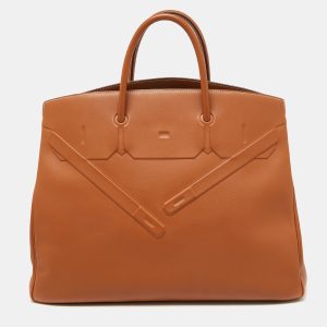 Hermes Gold Swift Leather Shadow Birkin 40 Bag, Tote Handbags - Luxury Closet catalog