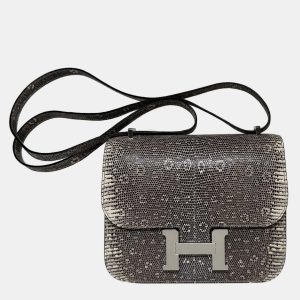 Hermes Lizard Ombre Constance Mirror 18 bag PHW, Shoulder Bags - Luxury Closet catalog