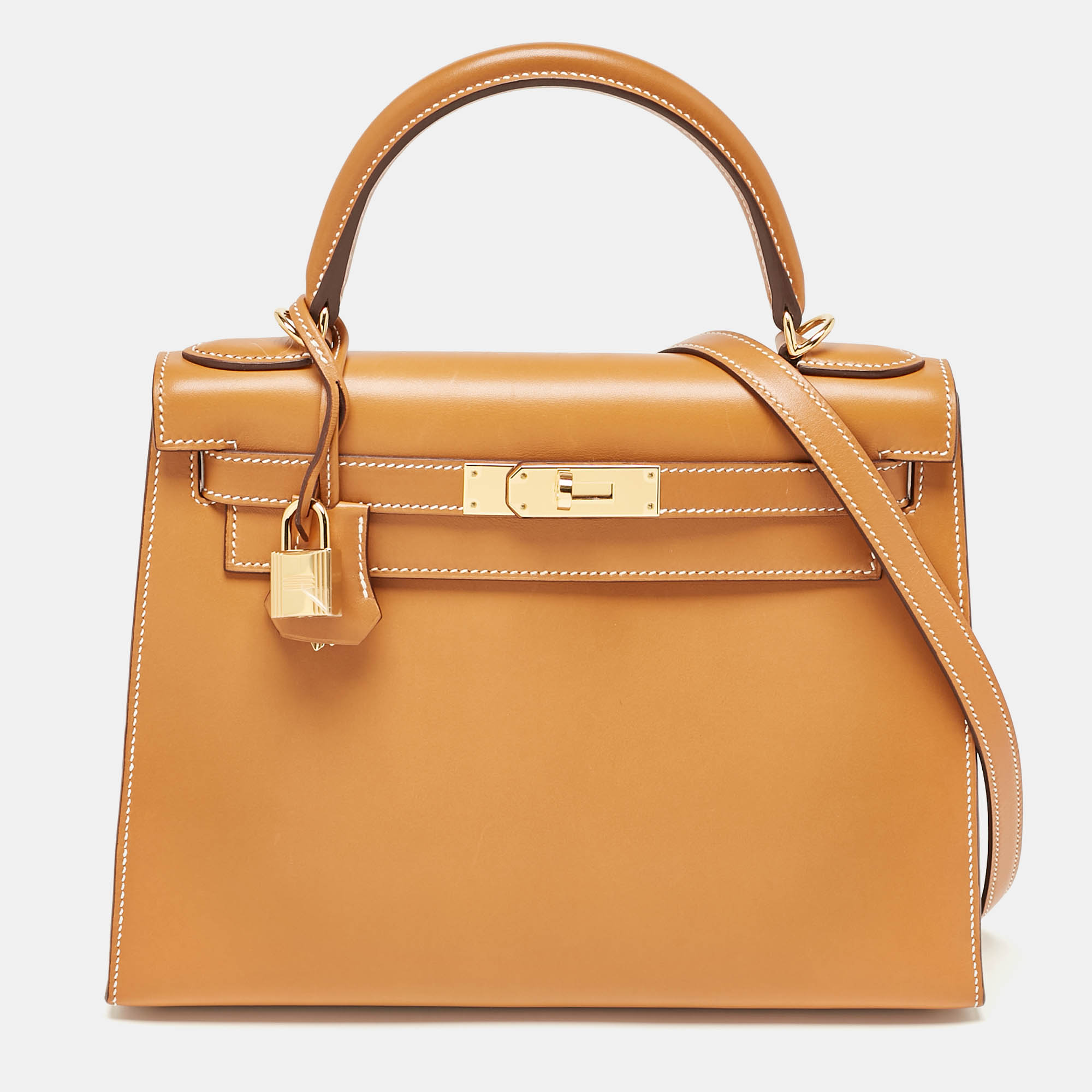Hermes Natural Sable Butler Leather Gold Finish Kelly Sellier 28 Bag, Satchels - Luxury Closet catalog
