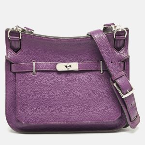 Hermes Ultraviolet Togo Leather Palladium Finish Jypsiere 28 Bag, Shoulder Bags - Luxury Closet catalog