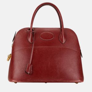 Hermes Red Leather Bolide 31 Handbag, Satchels - Luxury Closet catalog