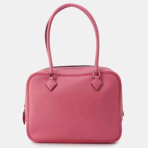 Hermes Rose Azalee Swift Leather Size Plume Bag, Tote Handbags - Luxury Closet catalog