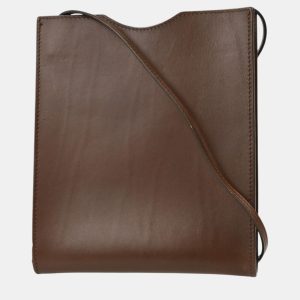 Herm&egrave;s Havane Box Calf Onimaitou Pochette Shoulder Bag, Tote Handbags - Luxury Closet catalog