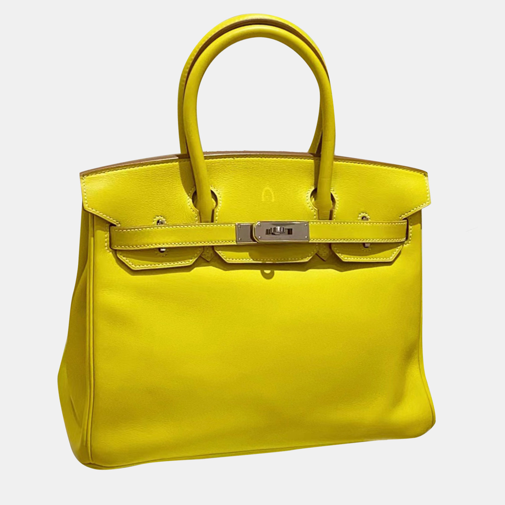 Hermes Candy Yellow Swift Leather Birkin 30 Bag, Tote Handbags - Luxury Closet catalog