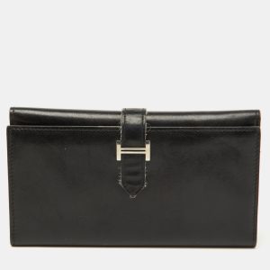 Hermes Black Swift Leather Bearn Wallet, Wallets & Money Clips - Luxury Closet catalog