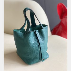 Hermes Green Palladium Hardware Picotin 18 Handbag, Tote Handbags - Luxury Closet catalog