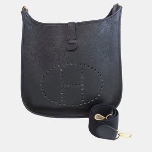 Hermes Black Togo Leather Evelyne GM 33 Shoulder Bag, Shoulder Bags - Luxury Closet catalog