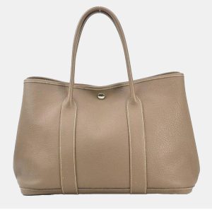 Hermes Etoupe Leather Garden Party 36 Tote Bag, Tote Handbags - Luxury Closet catalog