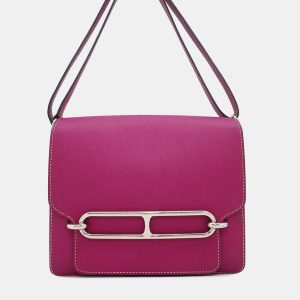 Hermes Rose Purple Evercolor Roulis 23 Shoulder Bag, Shoulder Bags - Luxury Closet catalog