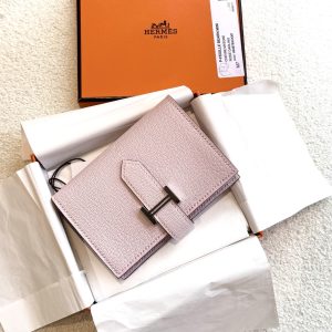 Hermes Sakura Pink Leather Bearn Compact Wallet, Wallets & Money Clips - Luxury Closet catalog