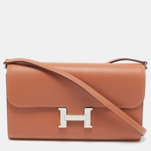 Hermès Blush Evercolor Leather Constance To Go Wallet, Wallets & Money Clips - Luxury Closet catalog