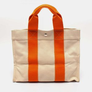 Hermes Canvas Beige Orange Bora Bora PM Tote Bag, Tote Handbags - Luxury Closet catalog