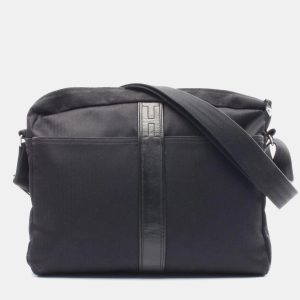 Hermes Black Canvas Leather Acapulco Basas Crossbody Bag, Tote Handbags - Luxury Closet catalog