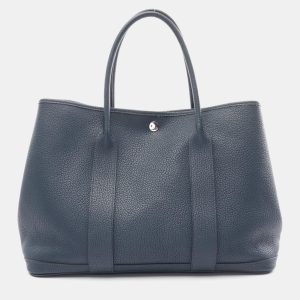 Hermes Navy Negonda Leather Garden Party 36 Tote Bag, Tote Handbags - Luxury Closet catalog