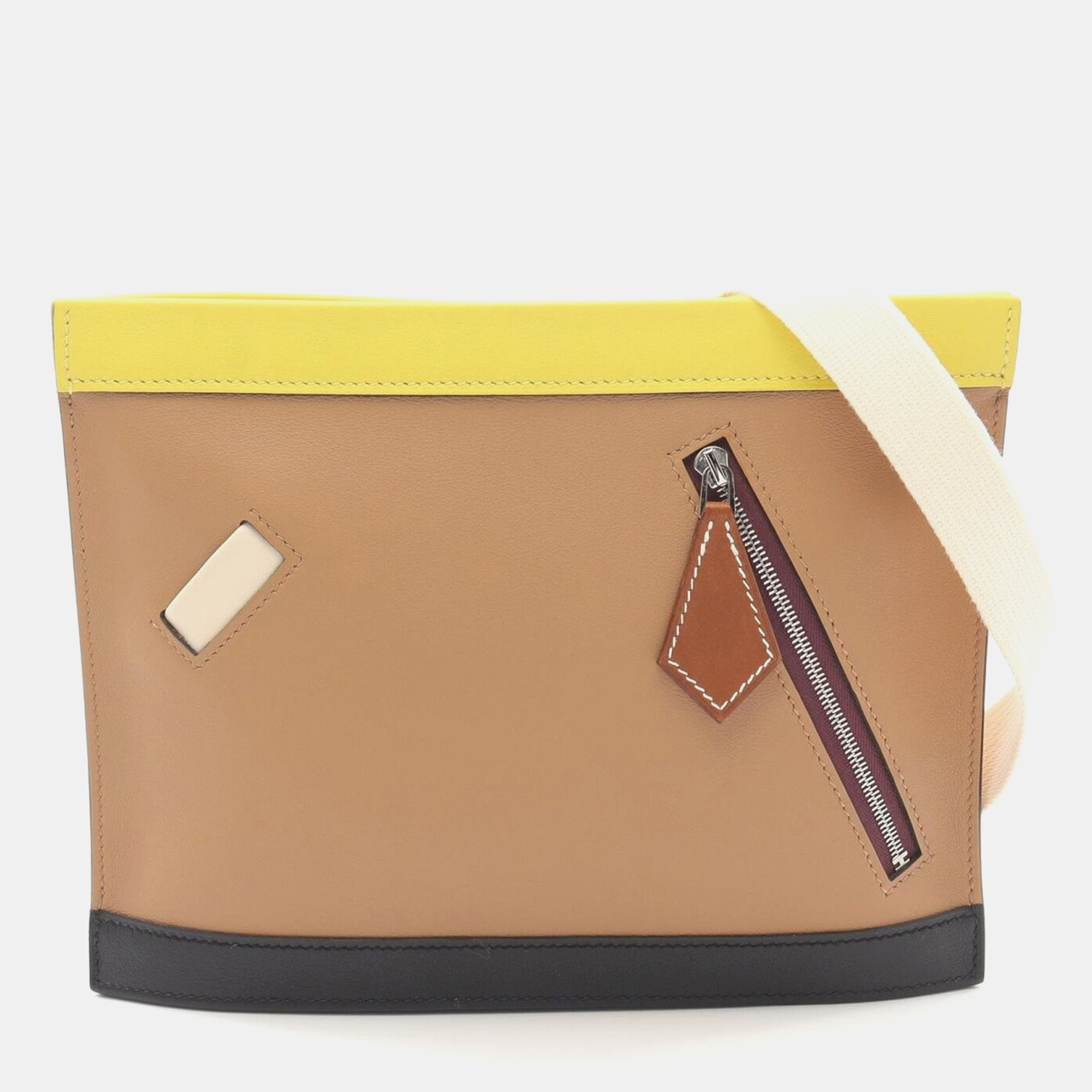 Hermes Beige Swift Barenia Leather Colormatic Horizontal Shoulder Bag, Shoulder Bags - Luxury Closet catalog