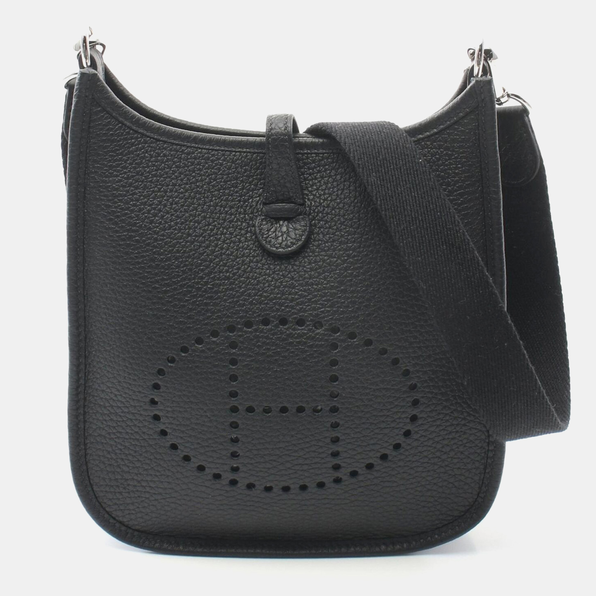 Hermes Black Taurillon Clemence Evelyne TPM Amazon Shoulder Crossbody Bag, Tote Handbags - Luxury Closet catalog