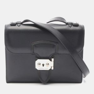 Hermes Black Calf Leather Shoulder Crossbody Bag, Tote Handbags - Luxury Closet catalog