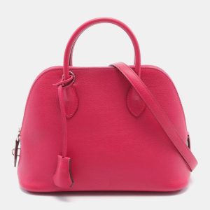 Hermes Framboise Evercolor Leather Bolide 1923 25 Verso Shoulder Bag, Satchels - Luxury Closet catalog