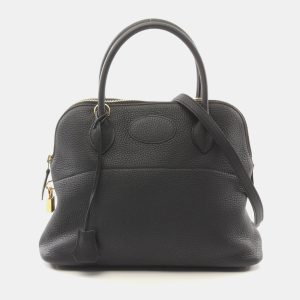 Hermes Black Taurillon Clemence Leather Bolide 31 Handbag, Satchels - Luxury Closet catalog