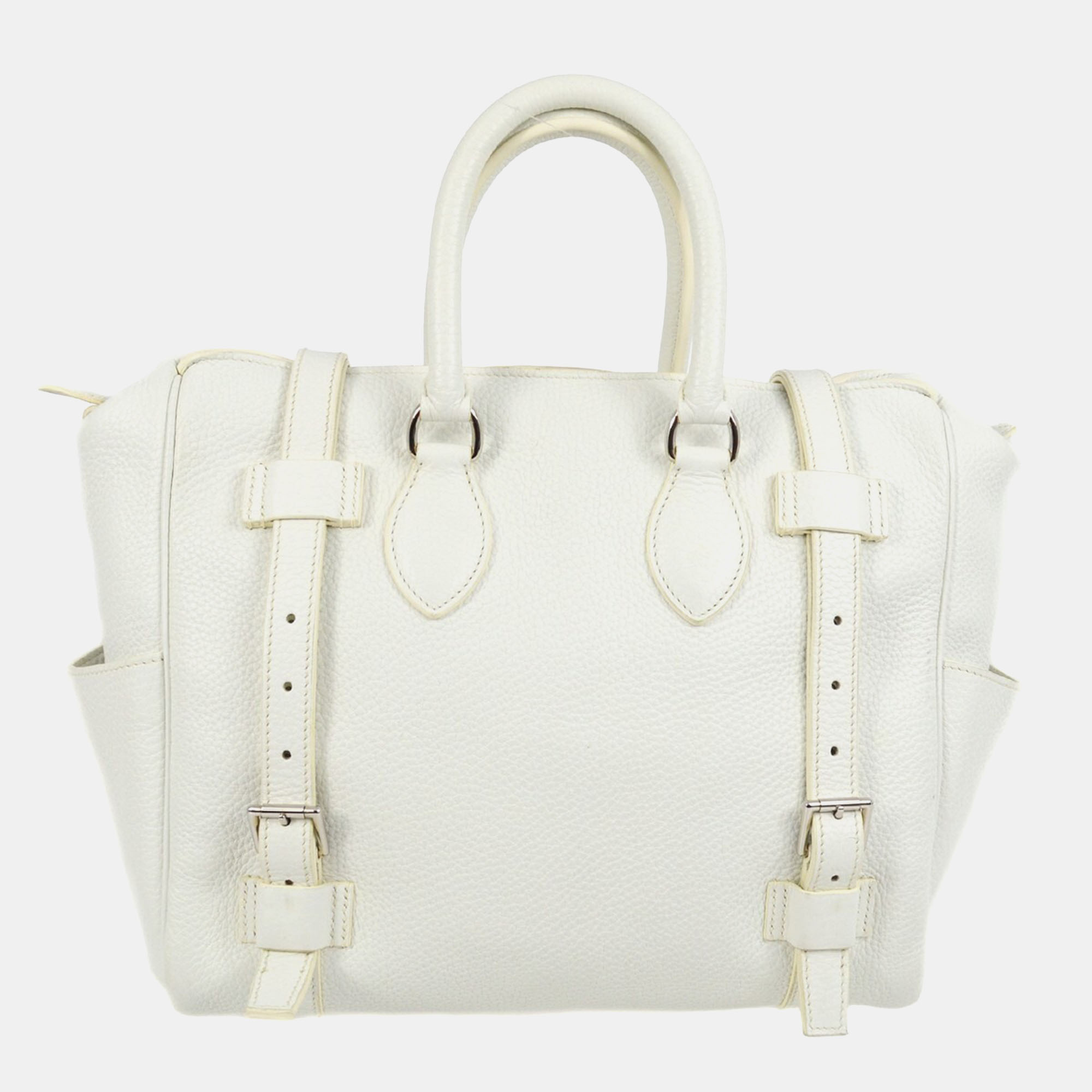 Hermes White Taurillon Clemence Pursangle 31 Handbag, Satchels - Luxury Closet catalog