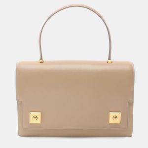 Hermes Beige Box Calf Leather Piano Handbag, Satchels - Luxury Closet catalog